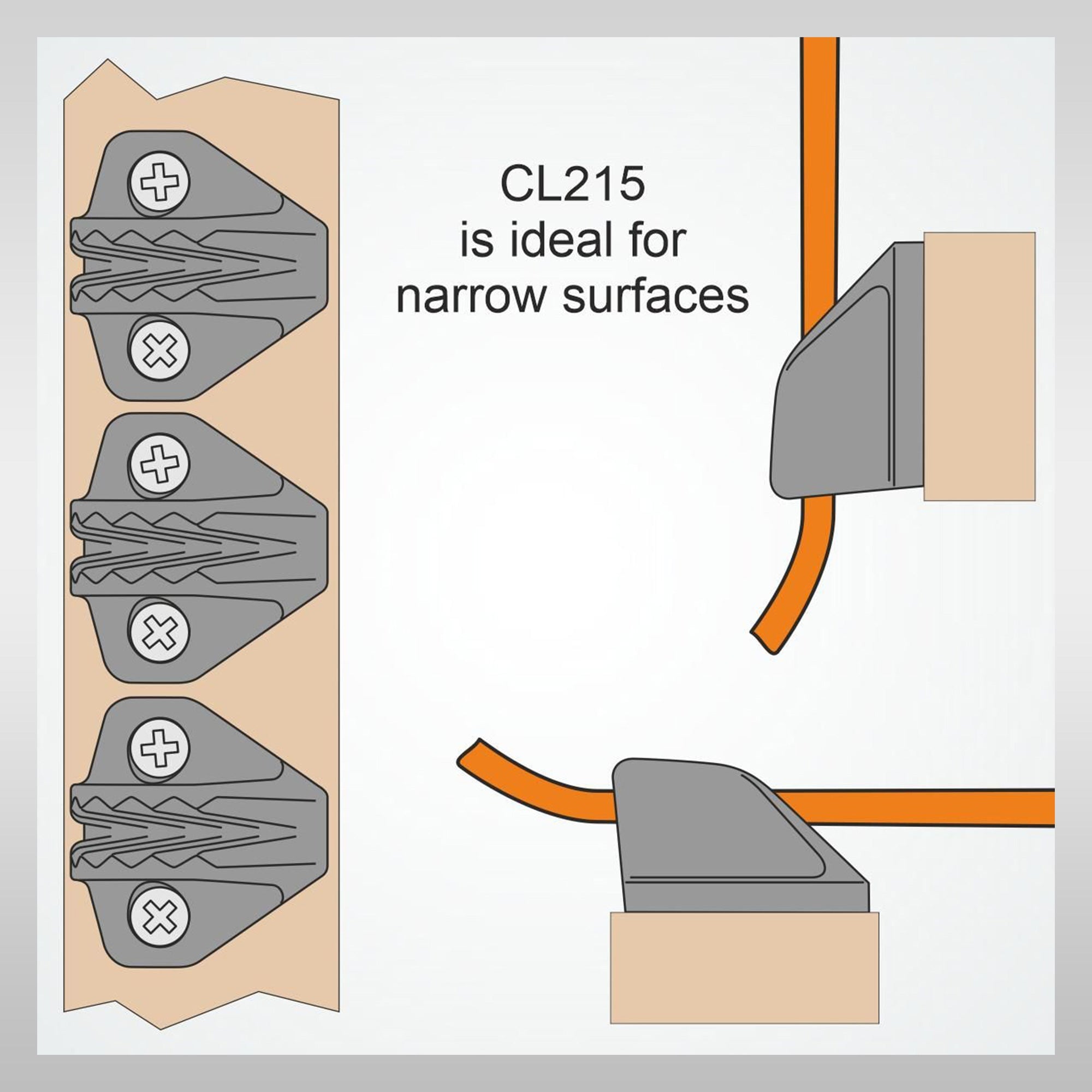 Clamcleat Cl215 Cleat line lok klemme windsurf boating