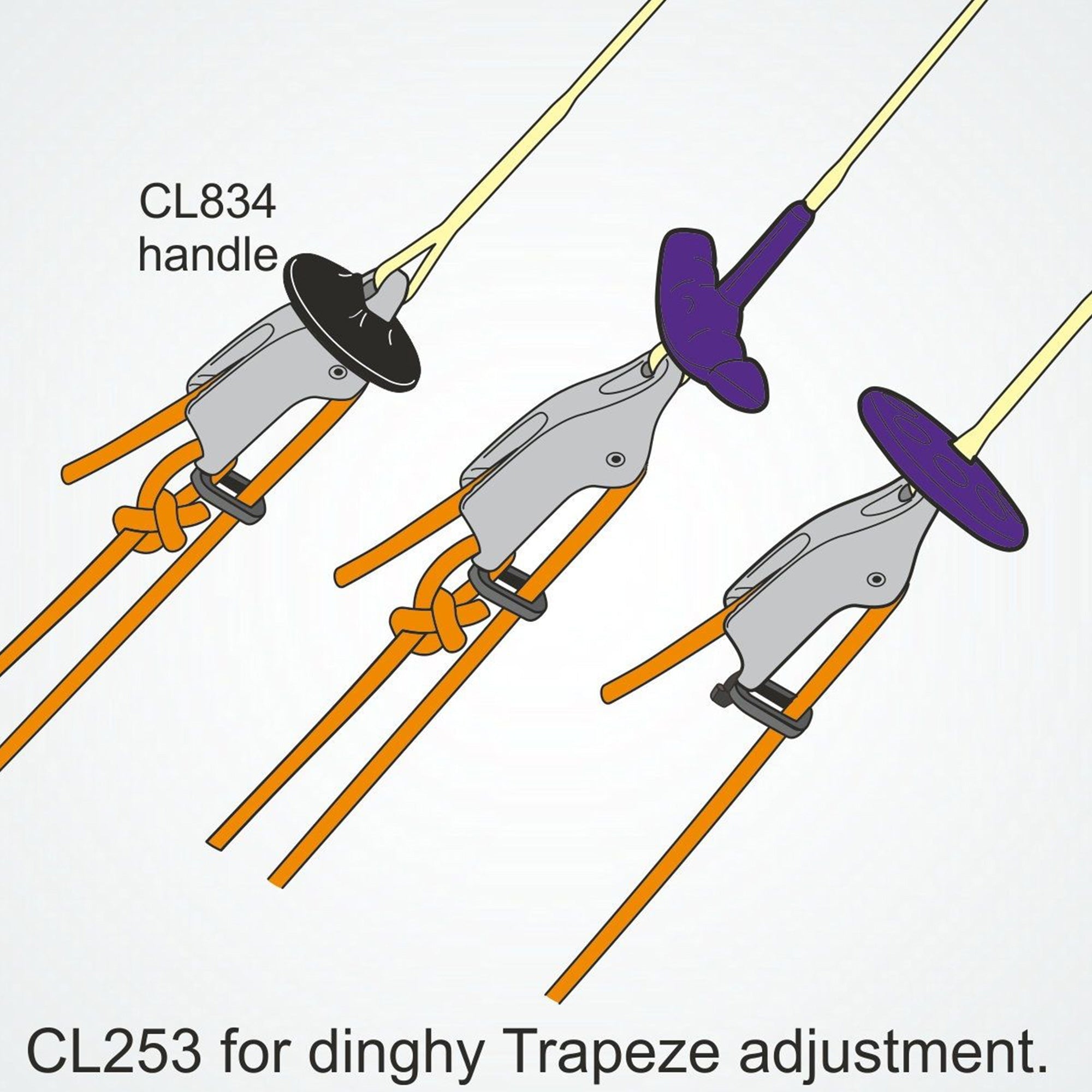 windsurfing windsurf sailing boating cleamcleat clamp CL253