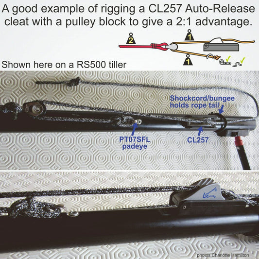windsurfing windsurf sailing boating cleamcleat clamp CL257 