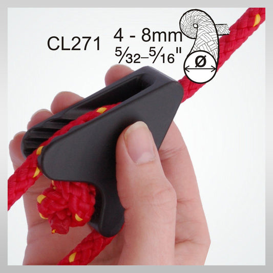 Clamcleat Cl271 Cleat line lok clamp windsurf boating