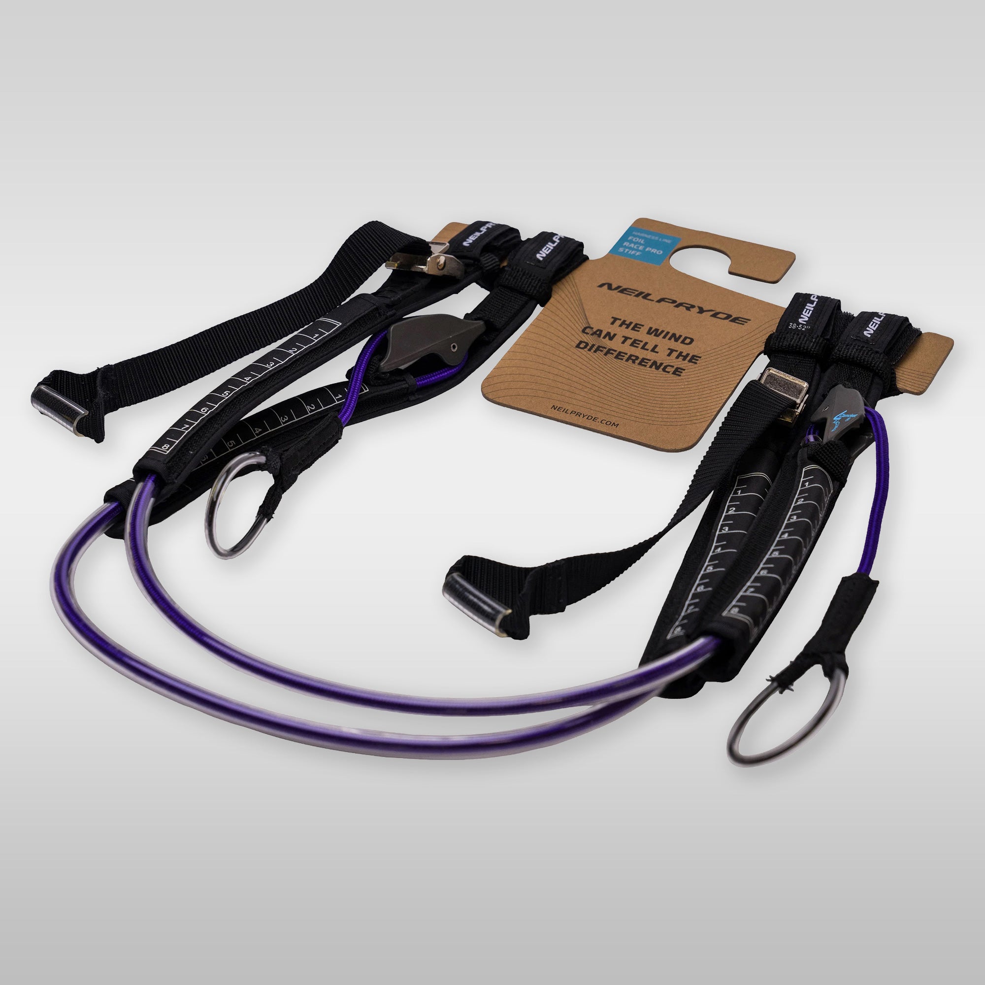 NeilPryde Foil Race Pro Stiff Trapeztampen Lila harness lines