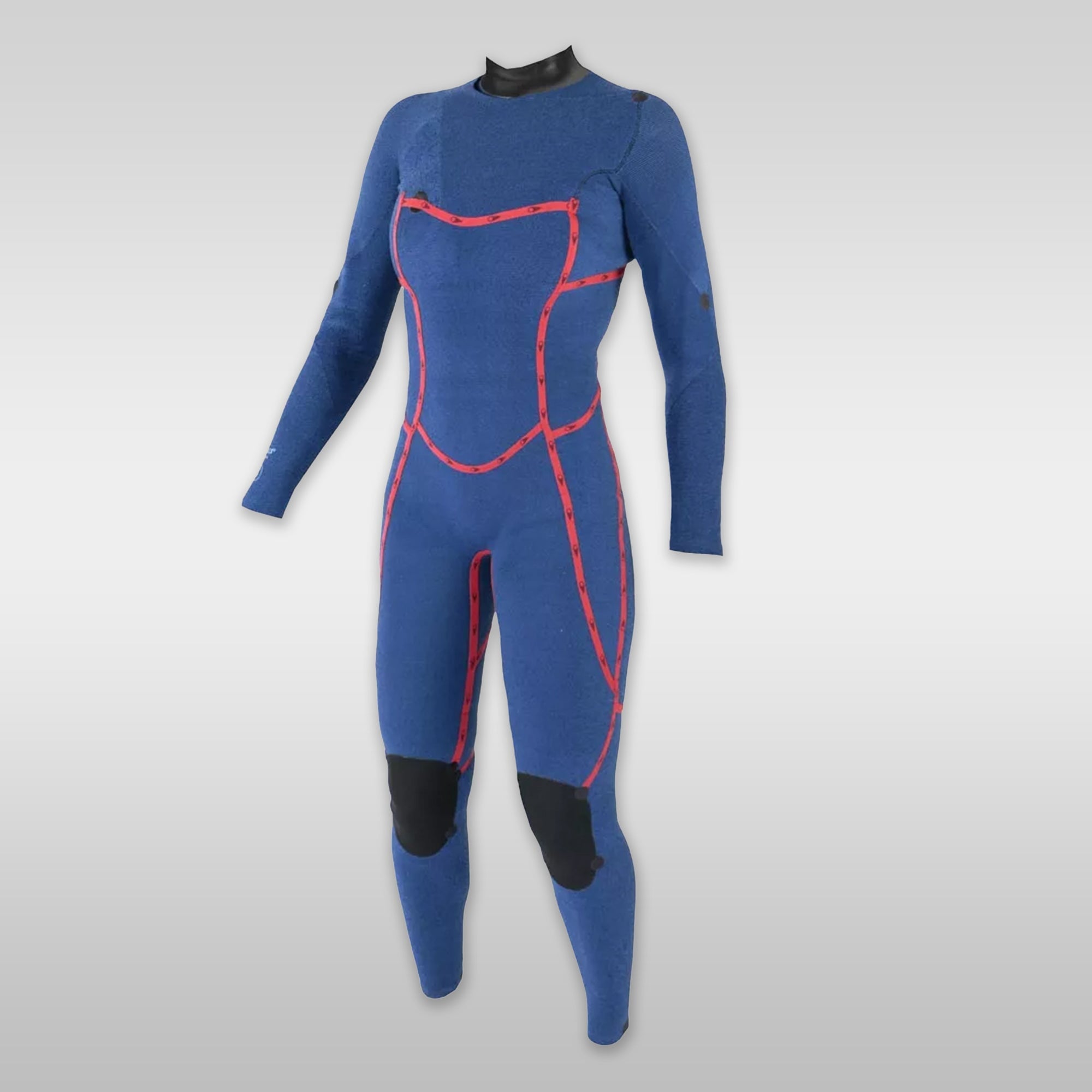 Surfshop windsurfshop Soöruz wetsuit Wetsuit Dames Fullsuit DIVINE Front-Zip Organic Oysterprene Black