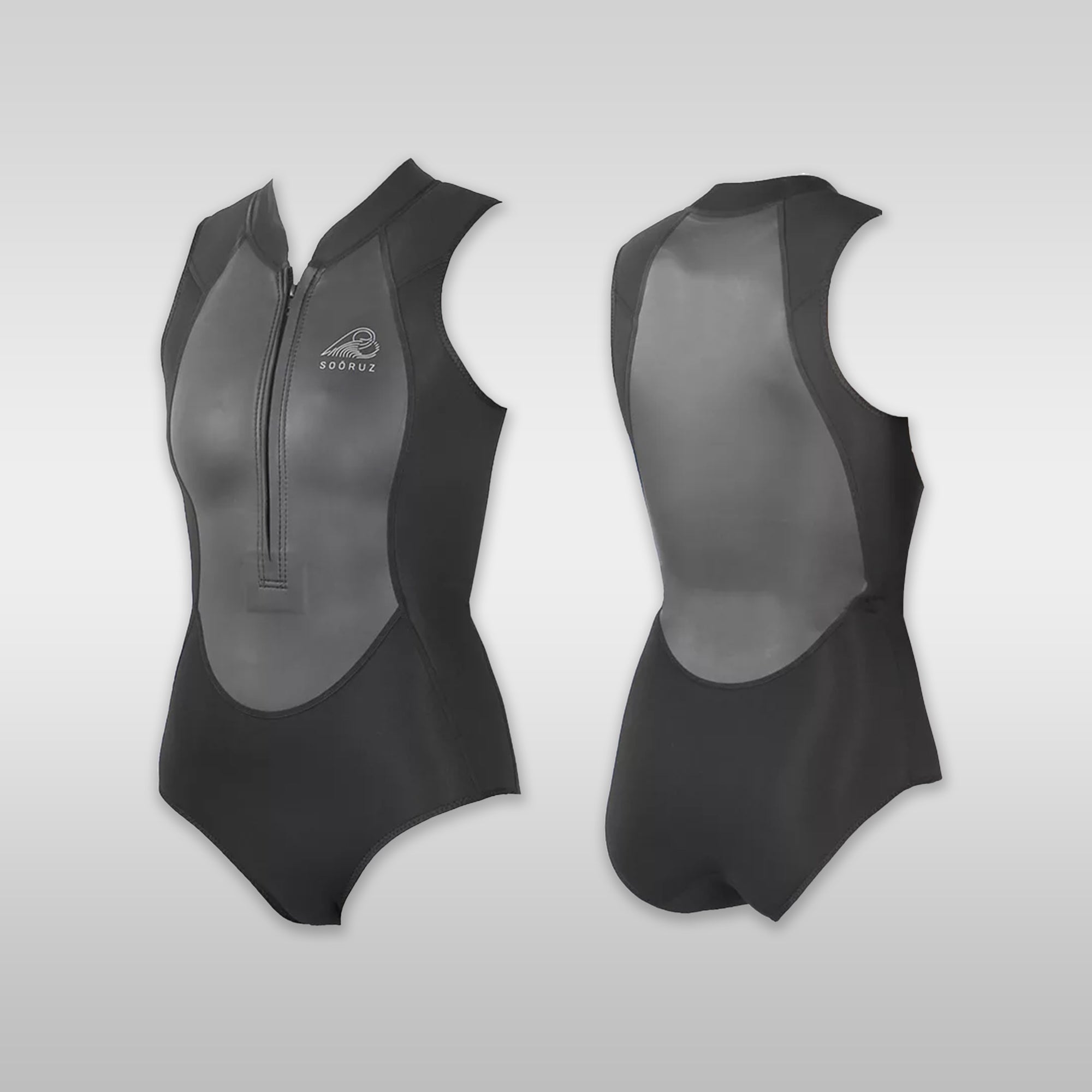 Surfshop windsurfshop Soöruz wetsuit Wetsuit Dames Body Front-Zip Organic Oysterprene Black