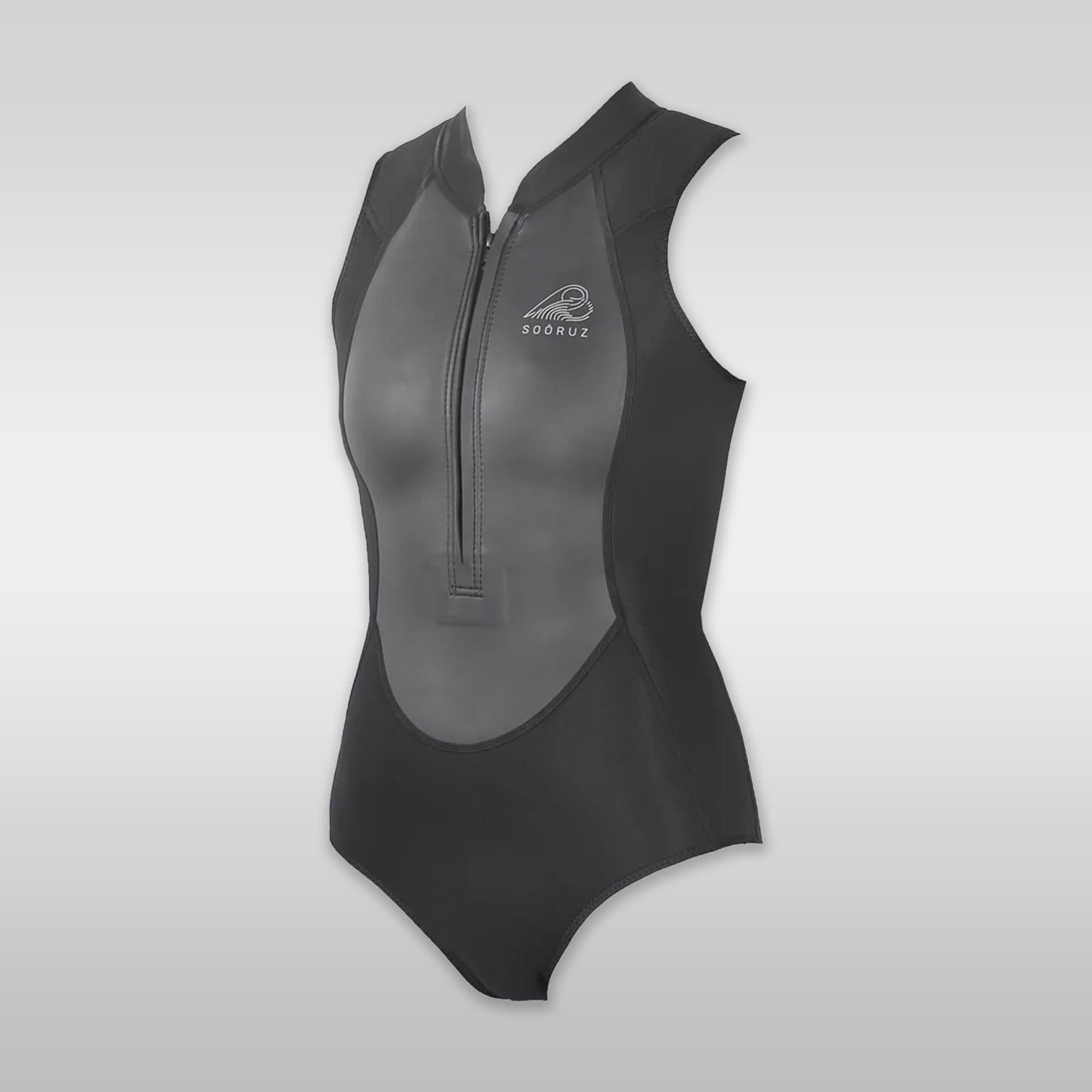 Surfshop windsurfshop Soöruz wetsuit Wetsuit Dames Body Front-Zip Organic Oysterprene Black