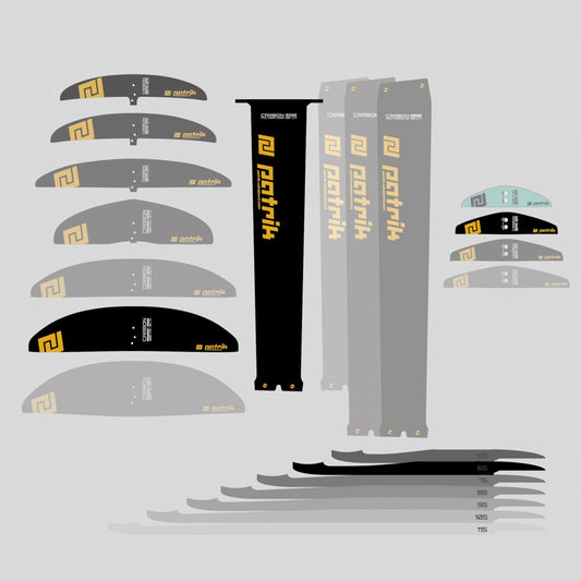 windsurf foiling windfoil wingfoil foil Patrik AIO Foil Set Wave Style