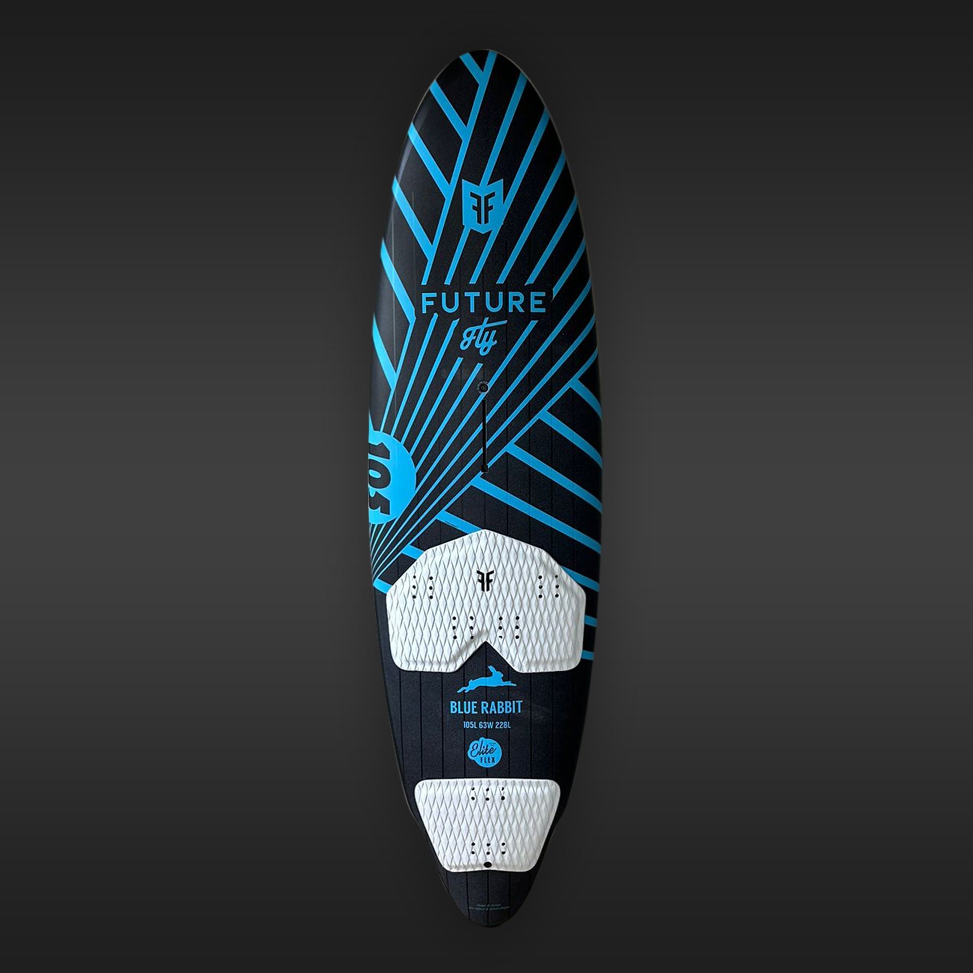 Future Fly Windsurfboard Blue Rabbit Freewave Bump&Jump