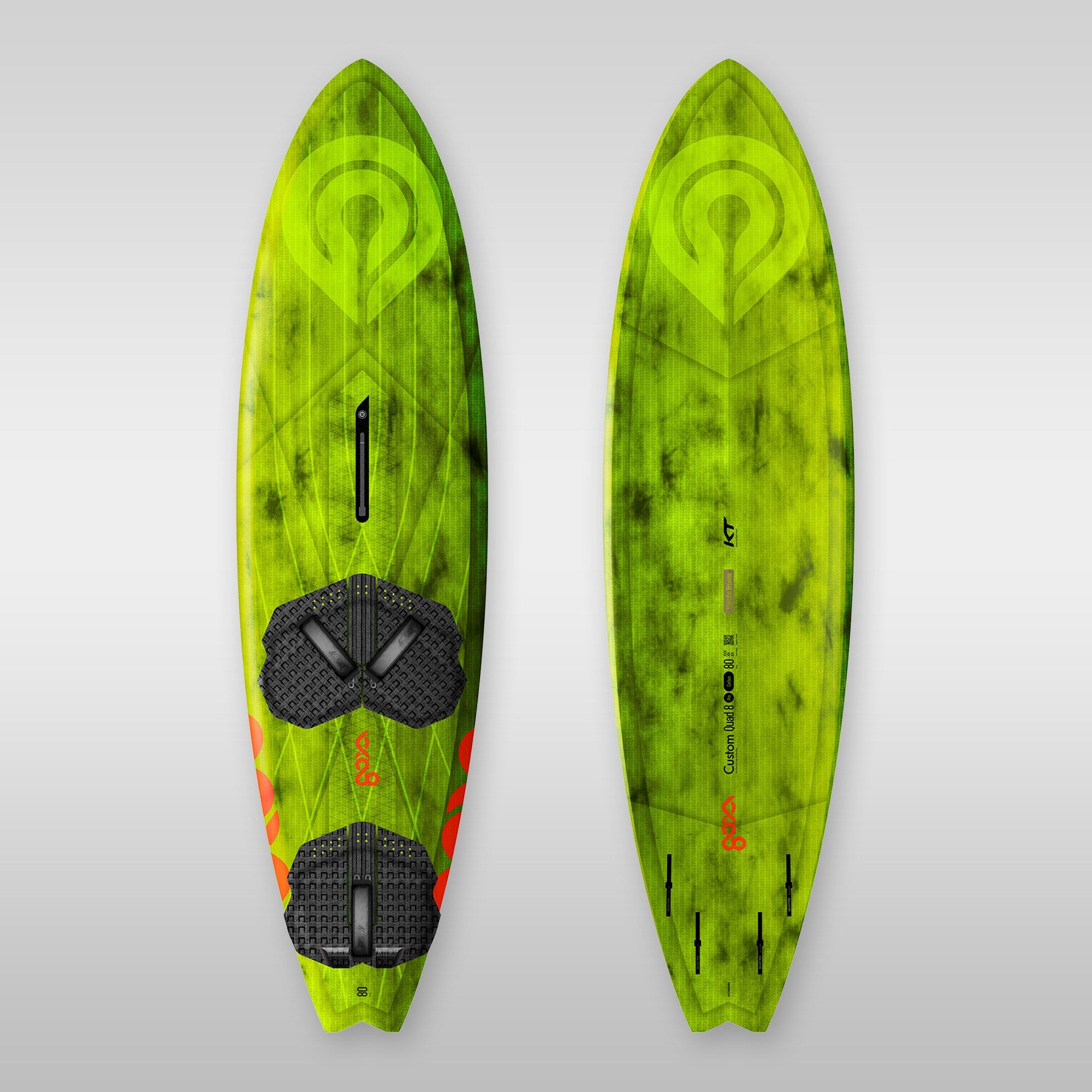 windsurfing board GOYA 2025 Custom Quad 8 Carbon Wave Board