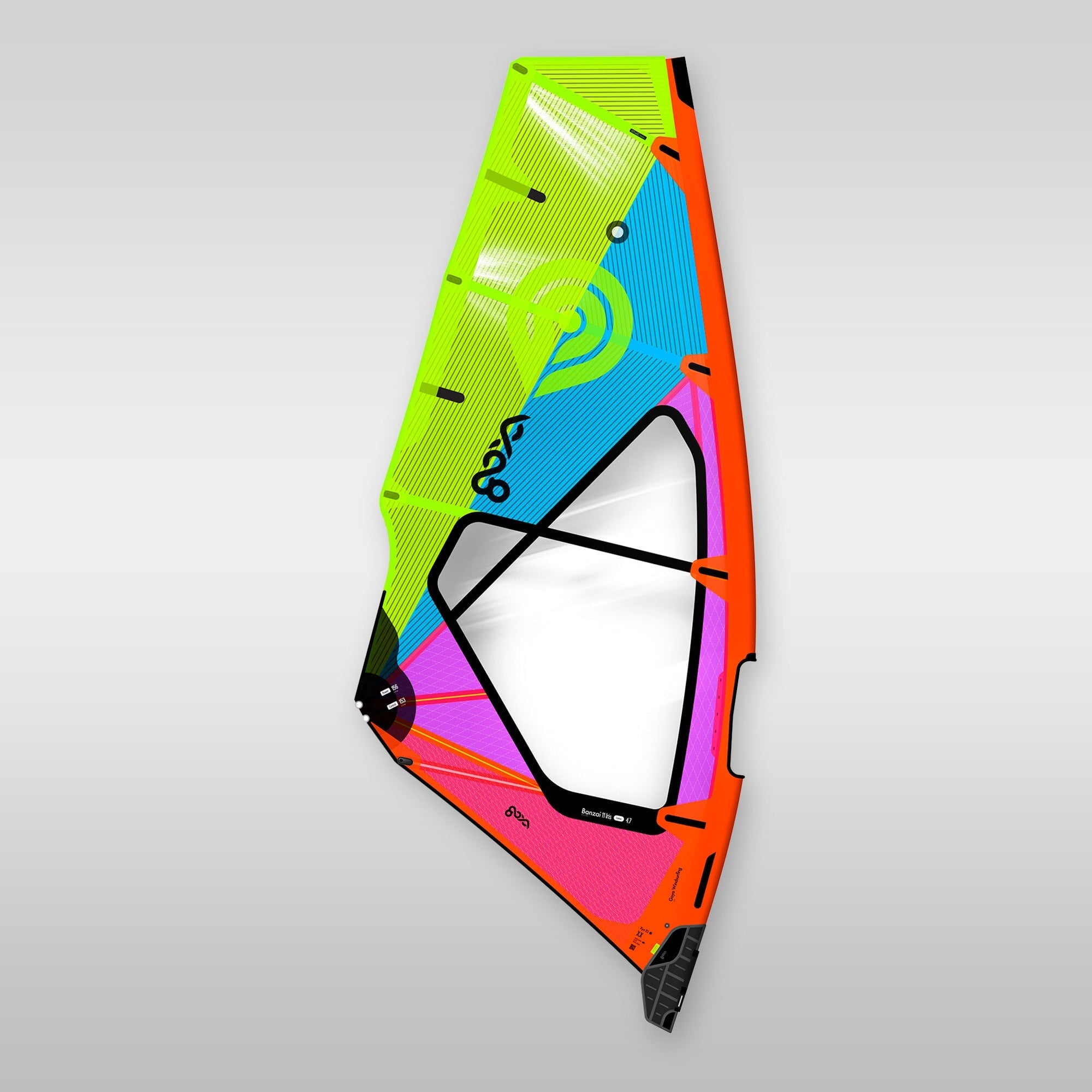 windsurfzeil goya 2025 wavezeil banzai 11 iris carbon