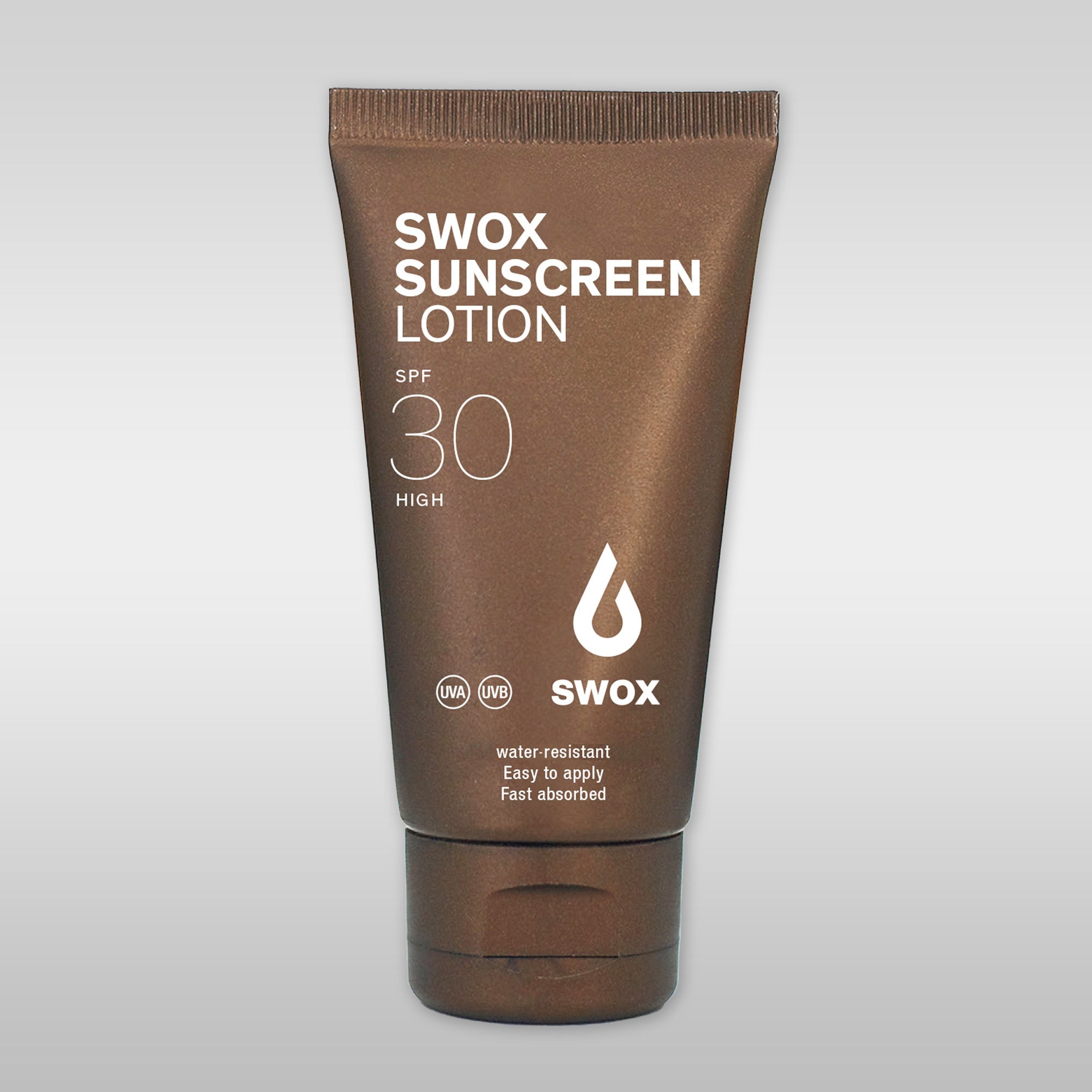 SWOX Sunscreen Sunprotection Sonnenschutz Sonnencreme Wasserfest Lotion 30 LSF30 50ml