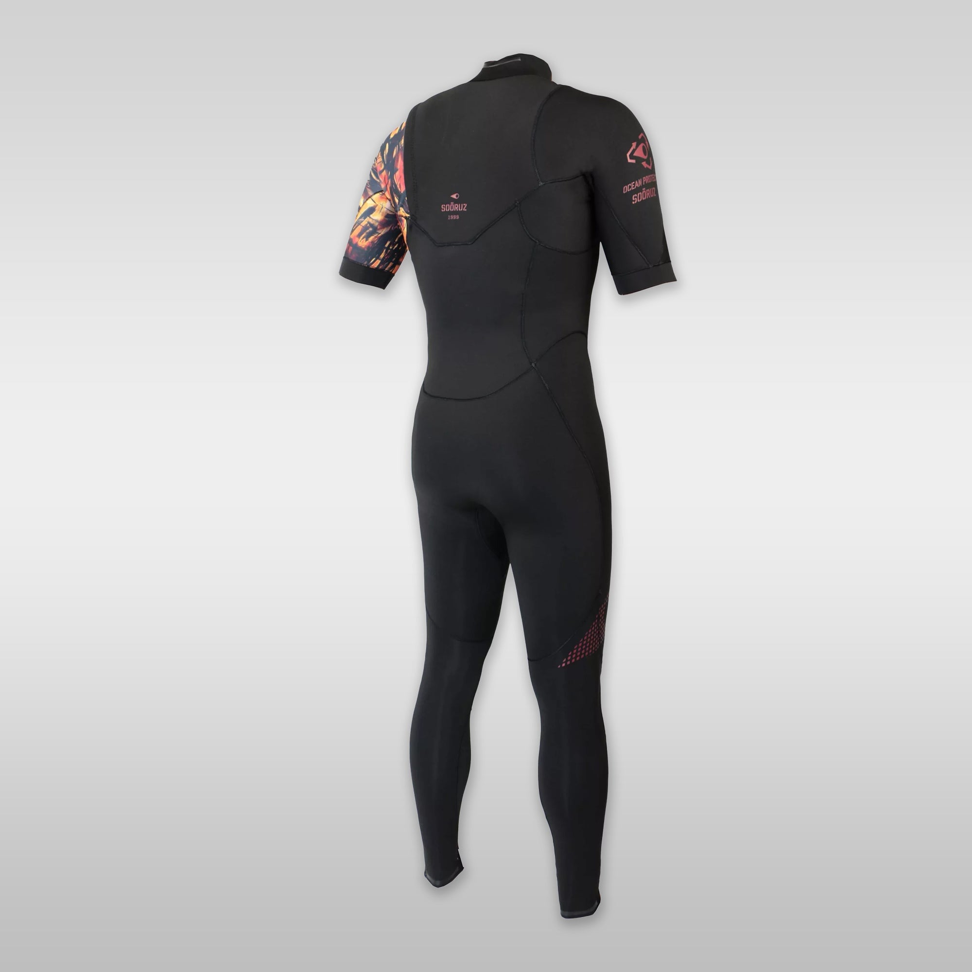 Black Soöruz wetsuit wetsuit FIGHTER Semidry SS Zip-Free 2/2