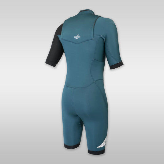 Soöruz Neoprenanzug Wetsuit Shorty  FIGHTER Shorty Front-Zip Blue 2/2