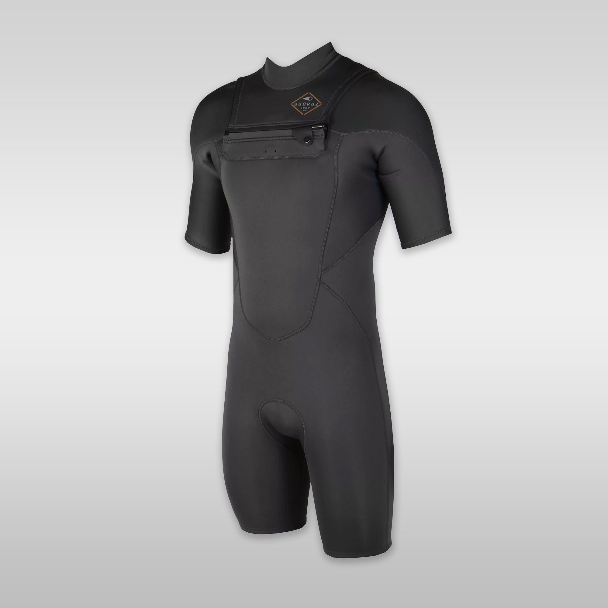 Soöruz Wetsuit Shorty FLY Shorty Front-Zip Black 2/2