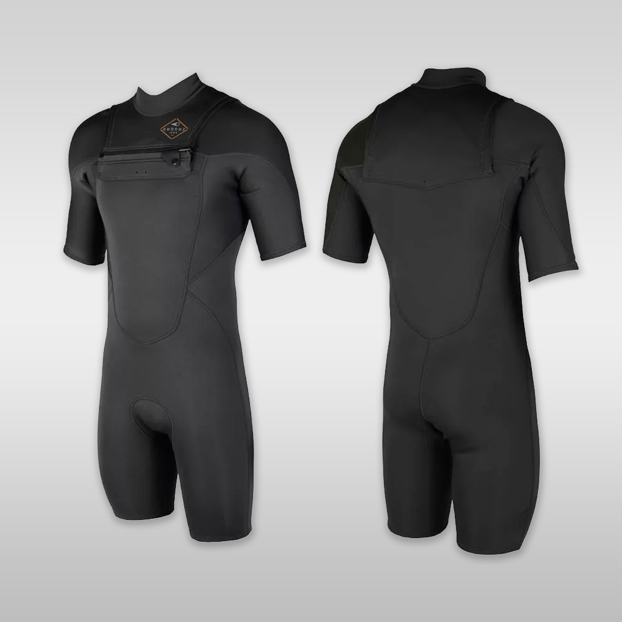 Soöruz Wetsuit Shorty FLY Shorty Front-Zip Black 2/2