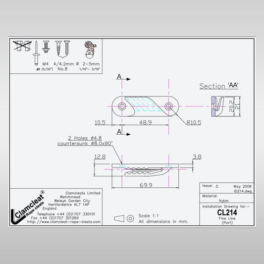 Windsurfshop windsurfwinkel windsurf-shop windsurf store windsurfing store windsurfing windsurf sail Clamcleat Clamp