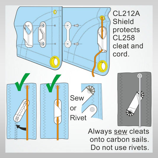 Windsurfshop windsurfwinkel windsurf-shop windsurf store windsurfing store windsurfing windsurf sail Clamcleat Clamp