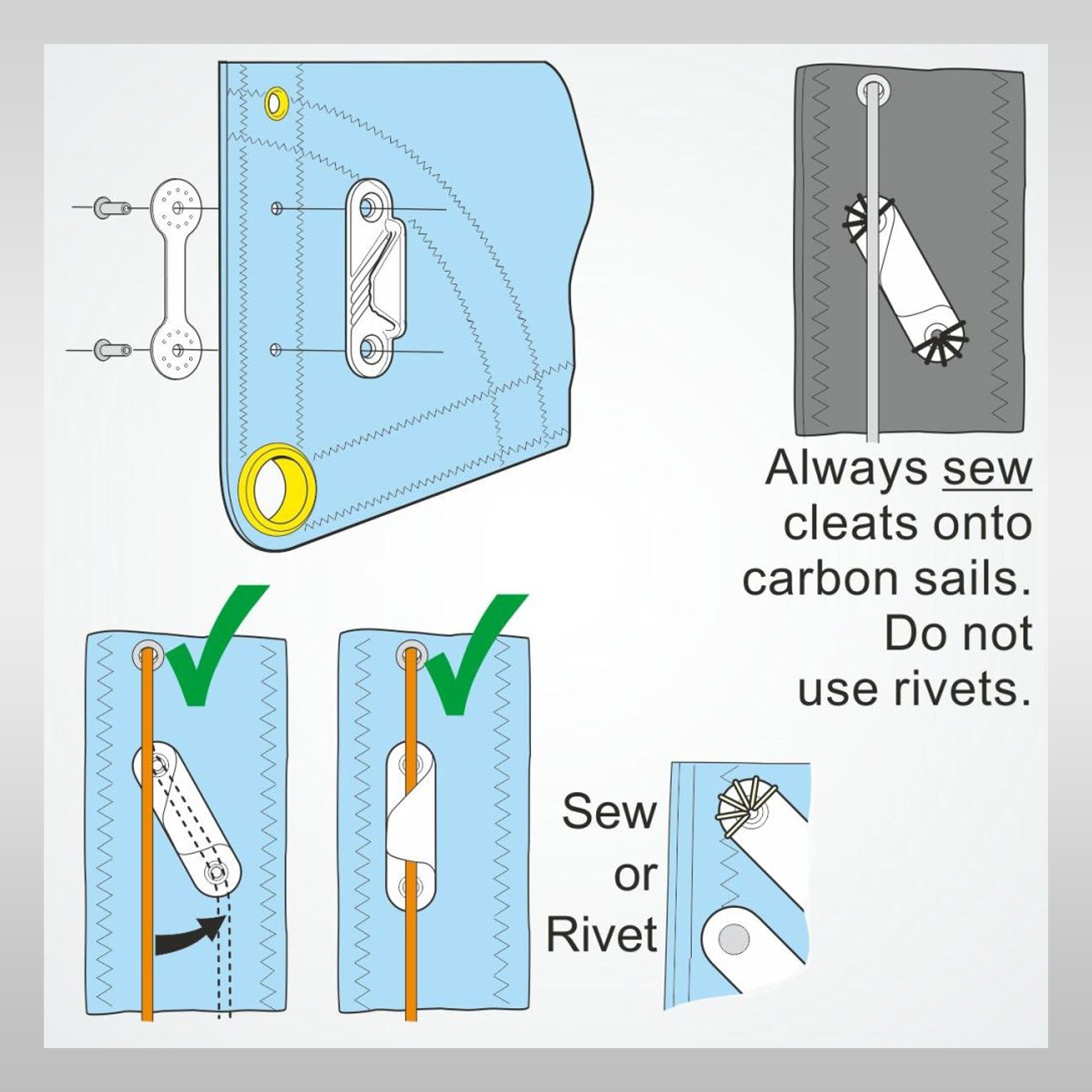 Windsurfshop windsurfwinkel windsurf-shop windsurf store windsurfing store windsurfing windsurf sail Clamcleat Clamp
