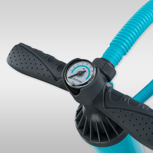 blaue Duotone Pumpe für Kiteboarding wingfoiling SUP