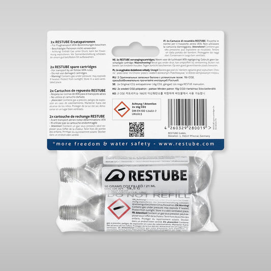 Restube CO2 replacement cartridges (16kg) Buoy Restube 