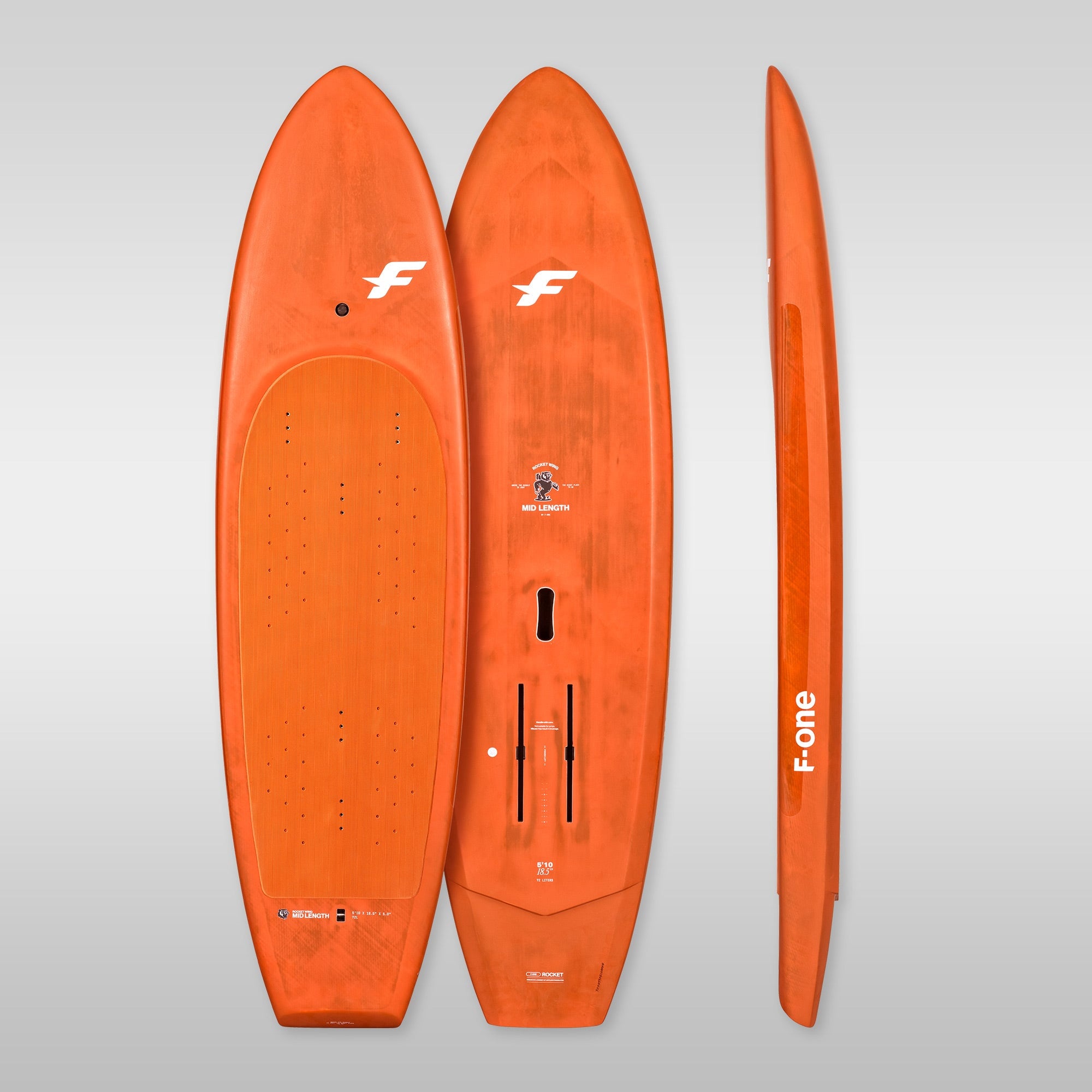 wingfoil board wingfoiling f-one downwinder midlength v2 2025