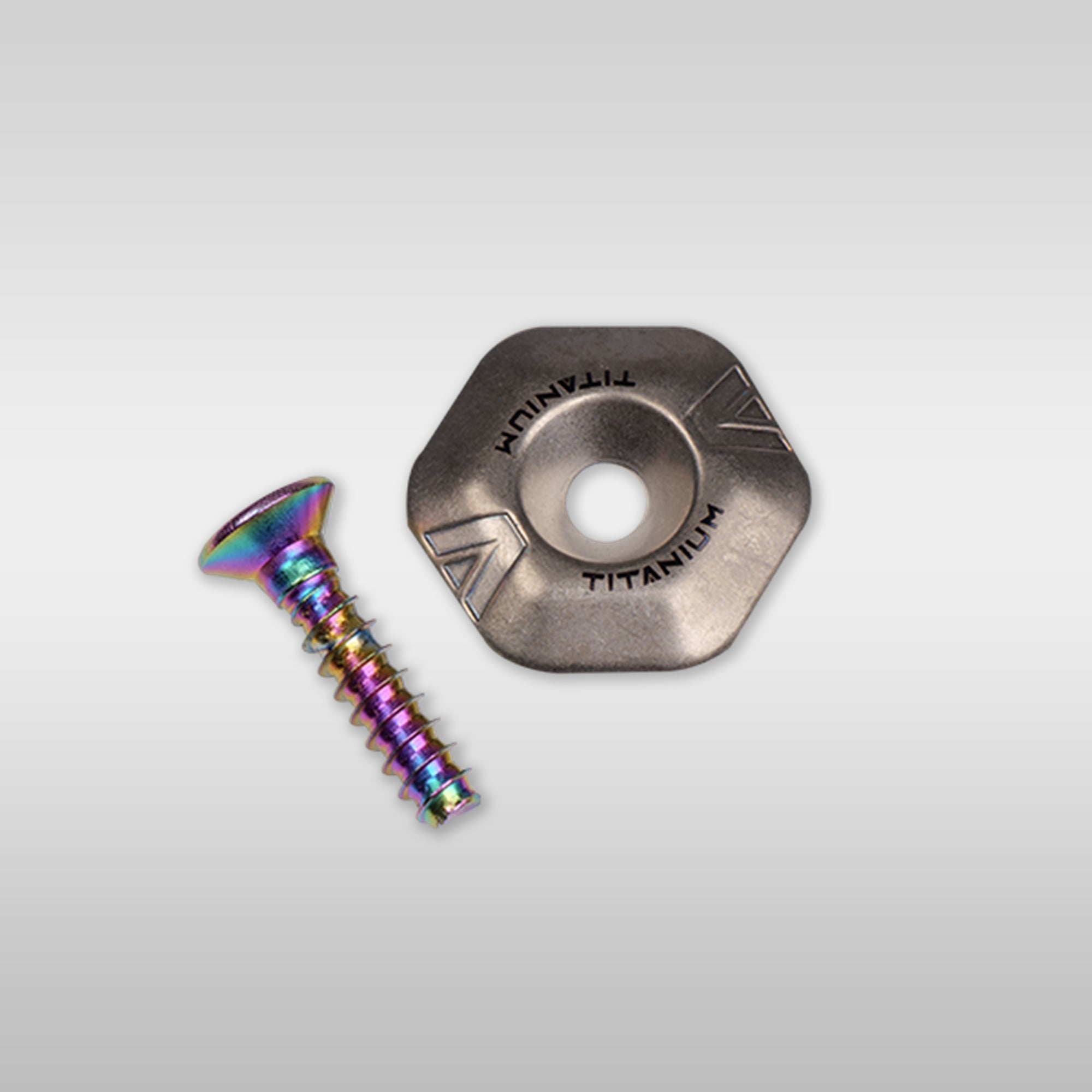 Armstrong Foiling V-Straps Fusschlaufen schrauben washer titan titanium screws set