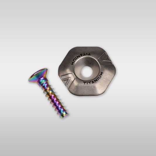 Armstrong Foiling V-Straps Fusschlaufen schrauben washer titan titanium screws set