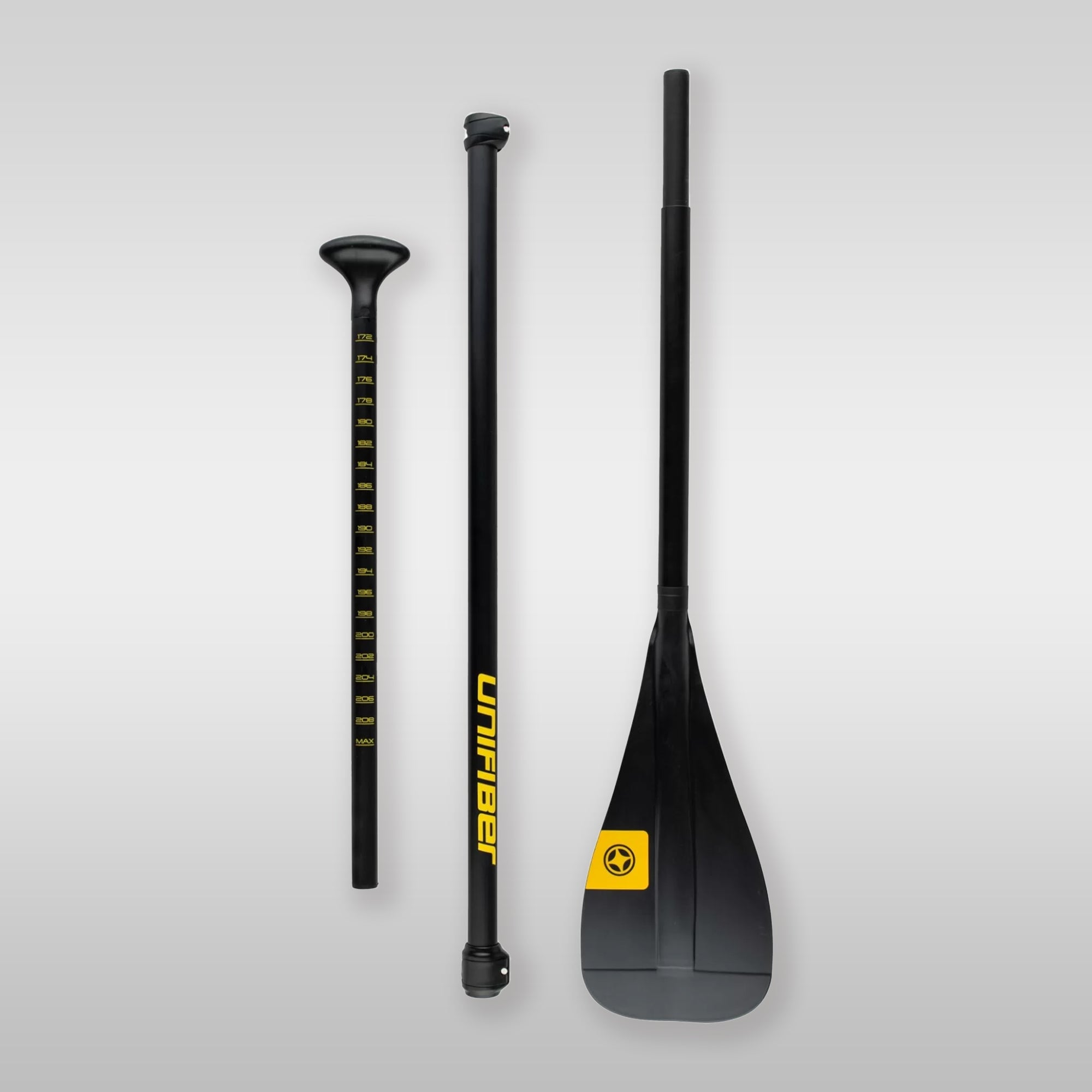 Unifiber Core Aluminum SUP Paddle 3PC Paddle Unifiber 