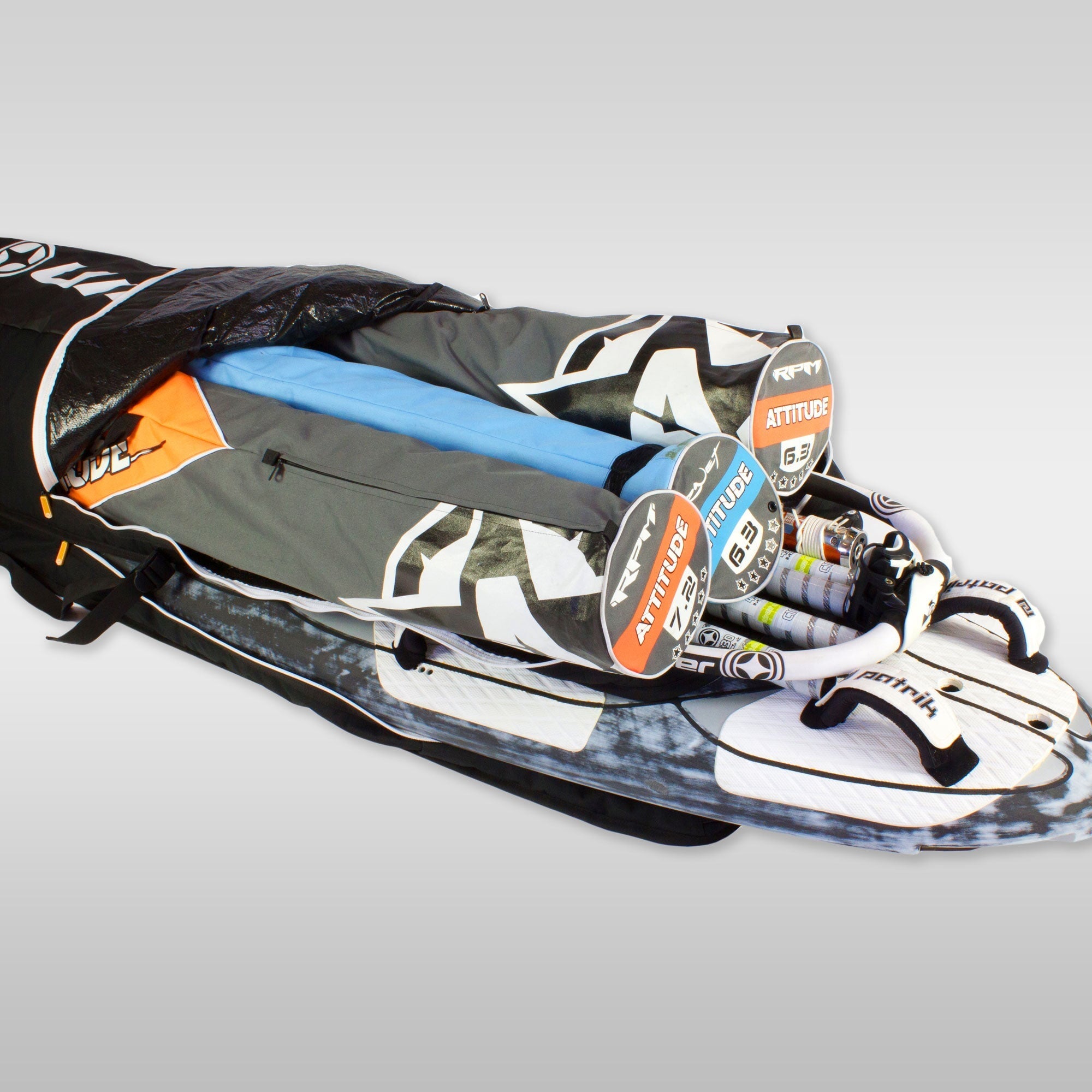 Windsurfshop windsurfwinkel windsurf-shop windsurf shop windsurfing shop Unifiber Blackline Roofrack Quiverbag